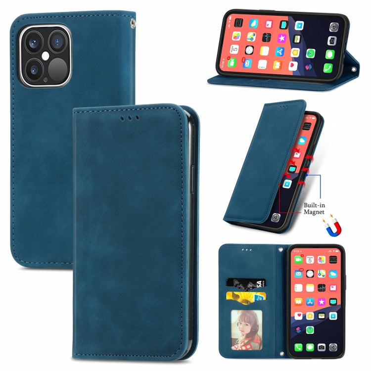 For iPhone 13 Pro For  iPhone 13 Pro Retro Skin Feel Business Magnetic Horizontal Flip Leather Case With Holder & Card Slots & Wallet & Photo Frame