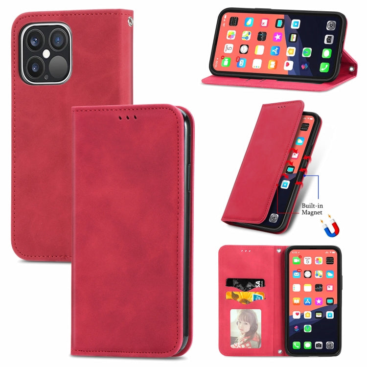 For iPhone 13 Pro For  iPhone 13 Pro Retro Skin Feel Business Magnetic Horizontal Flip Leather Case With Holder & Card Slots & Wallet & Photo Frame