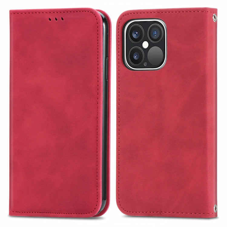 For iPhone 13 Pro For  iPhone 13 Pro Retro Skin Feel Business Magnetic Horizontal Flip Leather Case With Holder & Card Slots & Wallet & Photo Frame
