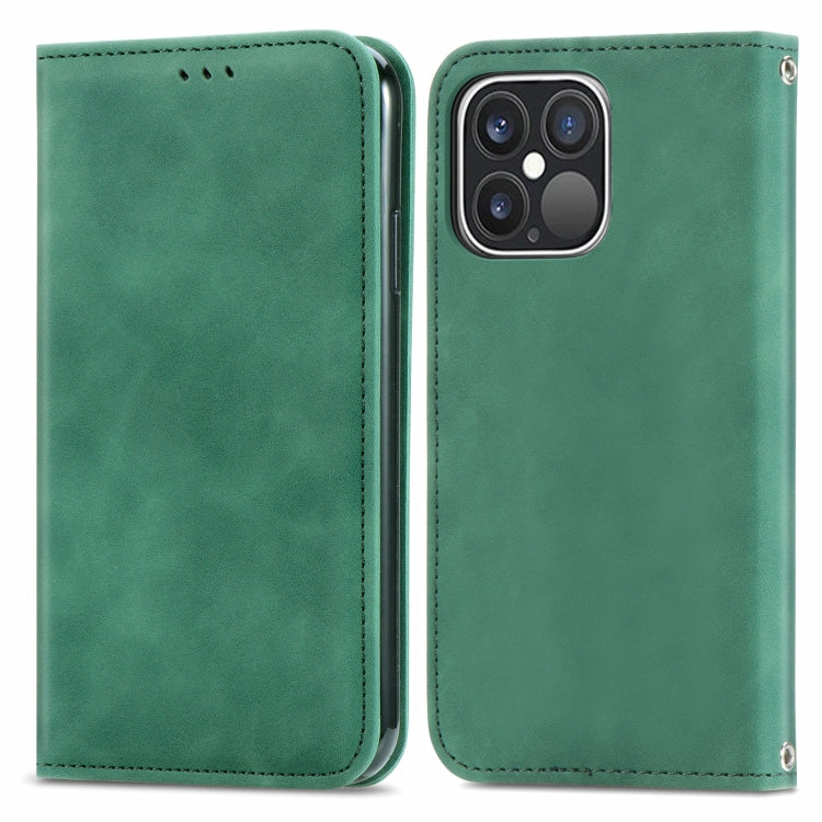For iPhone 13 Pro For  iPhone 13 Pro Retro Skin Feel Business Magnetic Horizontal Flip Leather Case With Holder & Card Slots & Wallet & Photo Frame