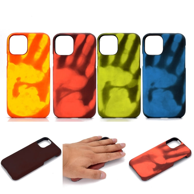 For iPhone 13 Pro Paste Skin + PC Thermal Sensor Discoloration Case