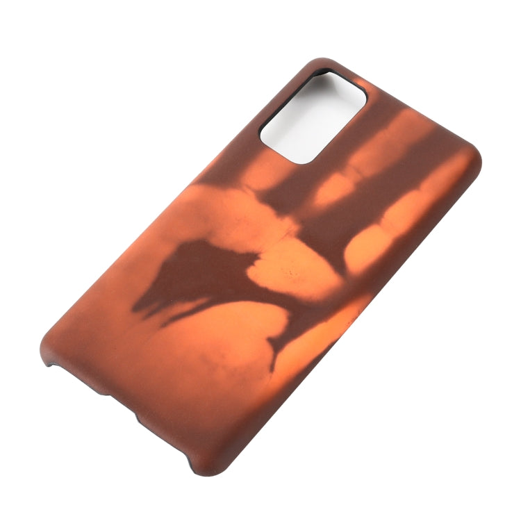 Paste Skin + PC Thermal Sensor Discoloration Case For Samsung Galaxy A52 4G/5G