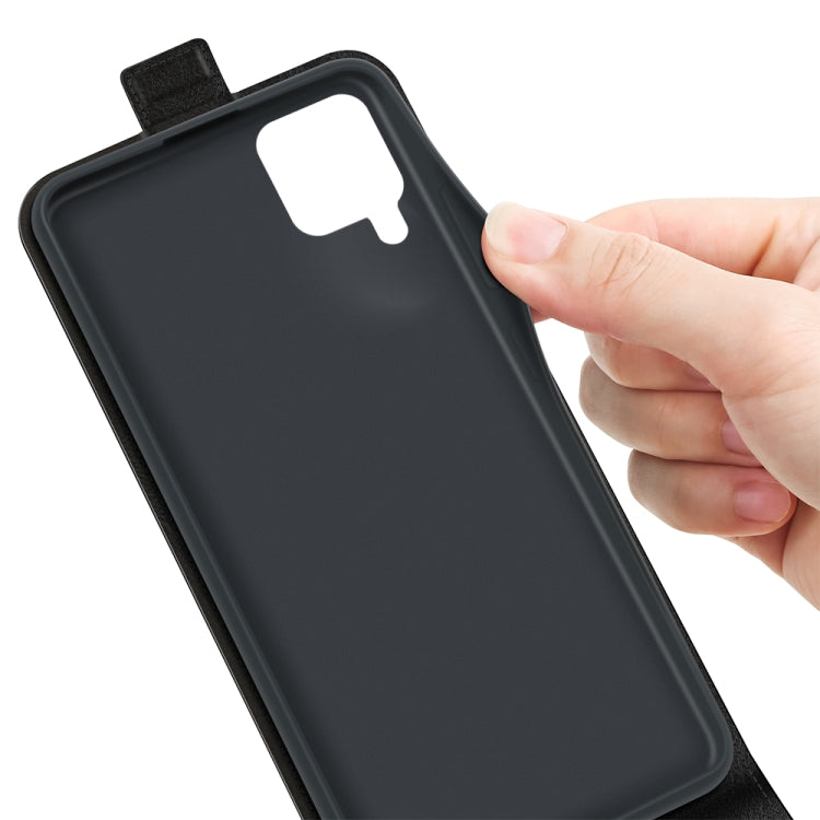 For Samsung Galaxy M32 R64 Texture Single Vertical Flip Leather Protective Case with Card Slots & Photo Frame