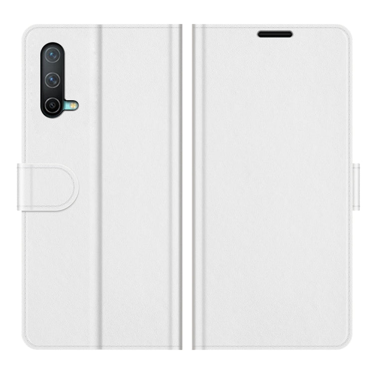 For OnePlus Nord CE 5G R64 Texture Single Horizontal Flip Protective Case with Holder & Card Slots & Wallet& Photo Frame
