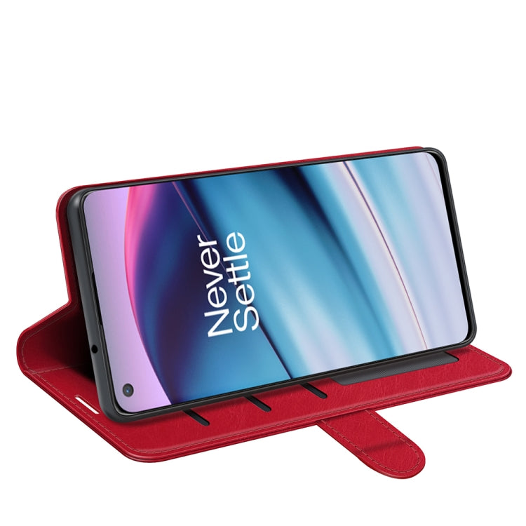 For OnePlus Nord CE 5G R64 Texture Single Horizontal Flip Protective Case with Holder & Card Slots & Wallet& Photo Frame