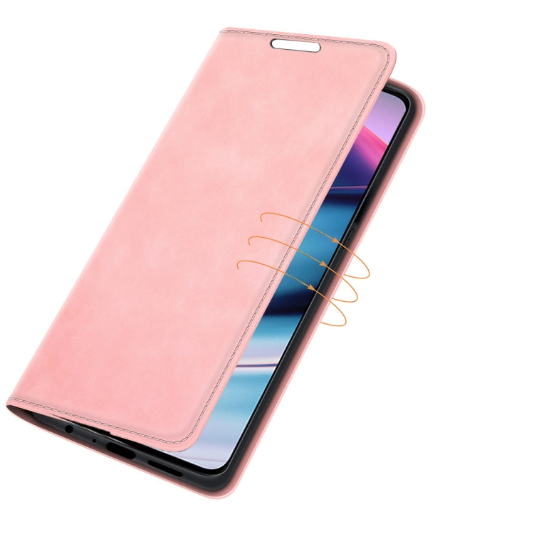 For OnePlus Nord CE 5G Retro-skin Business Magnetic Suction Leather Case with Holder & Card Slots & Wallet