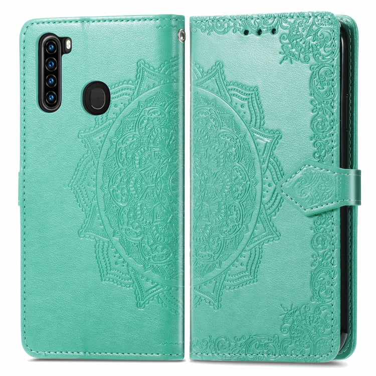 For Blackview A80 Pro Mandala Flower Embossed Horizontal Flip Leather Case with Holder & Three Card Slots & Wallet & Lanyard