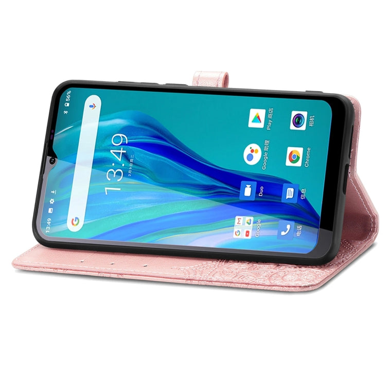 For Oukitel C23 Pro Mandala Flower Embossed Horizontal Flip Leather Case with Holder & Three Card Slots & Wallet & Lanyard