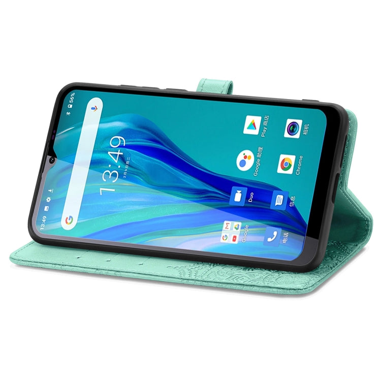 For Oukitel C23 Pro Mandala Flower Embossed Horizontal Flip Leather Case with Holder & Three Card Slots & Wallet & Lanyard