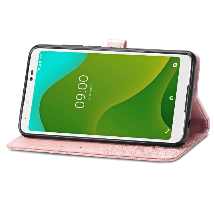 For Wiko Jerry 4 Mandala Flower Embossed Horizontal Flip Leather Case with Holder & Three Card Slots & Wallet & Lanyard