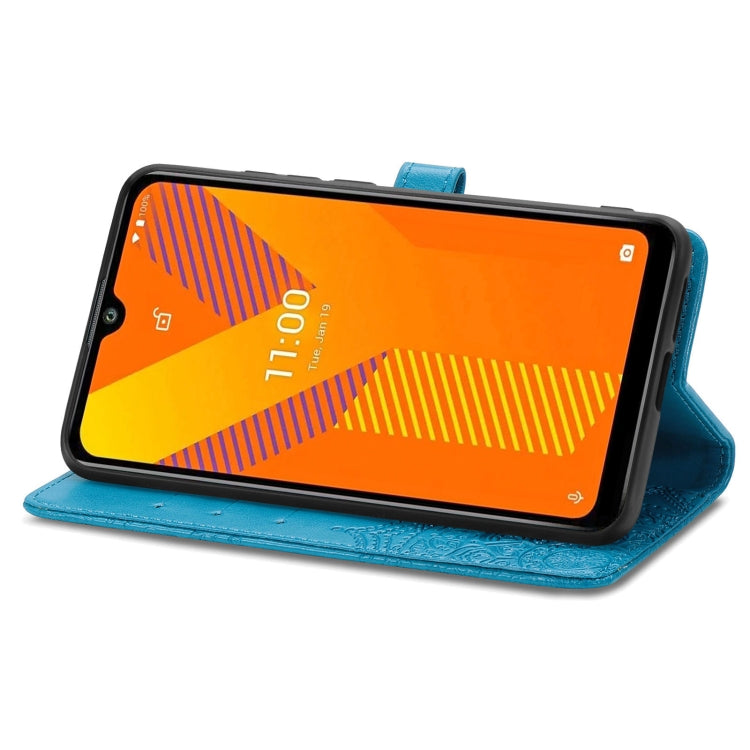 For Wiko Y62 Mandala Flower Embossed Horizontal Flip Leather Case with Holder & Three Card Slots & Wallet & Lanyard