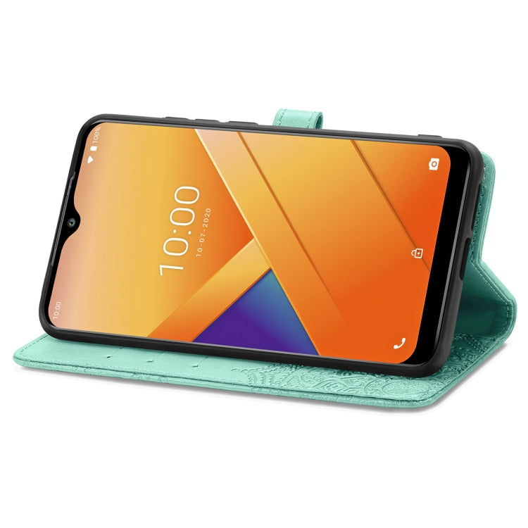 For Wiko Y81 Mandala Flower Embossed Horizontal Flip Leather Case with Holder & Three Card Slots & Wallet & Lanyard