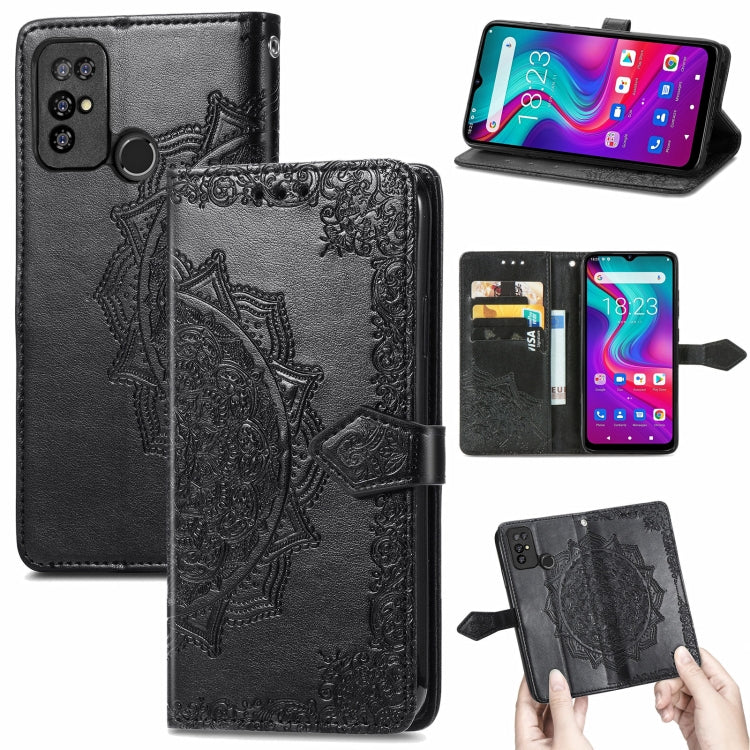 For Doogee X96 Pro Mandala Flower Embossed Horizontal Flip Leather Case with Holder & Three Card Slots & Wallet & Lanyard