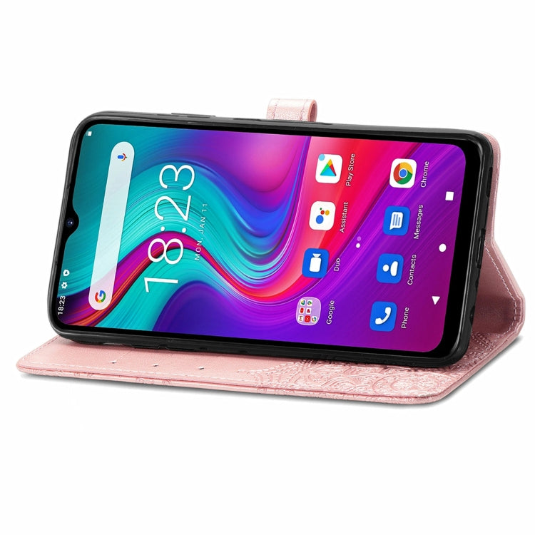 For Doogee X96 Pro Mandala Flower Embossed Horizontal Flip Leather Case with Holder & Three Card Slots & Wallet & Lanyard