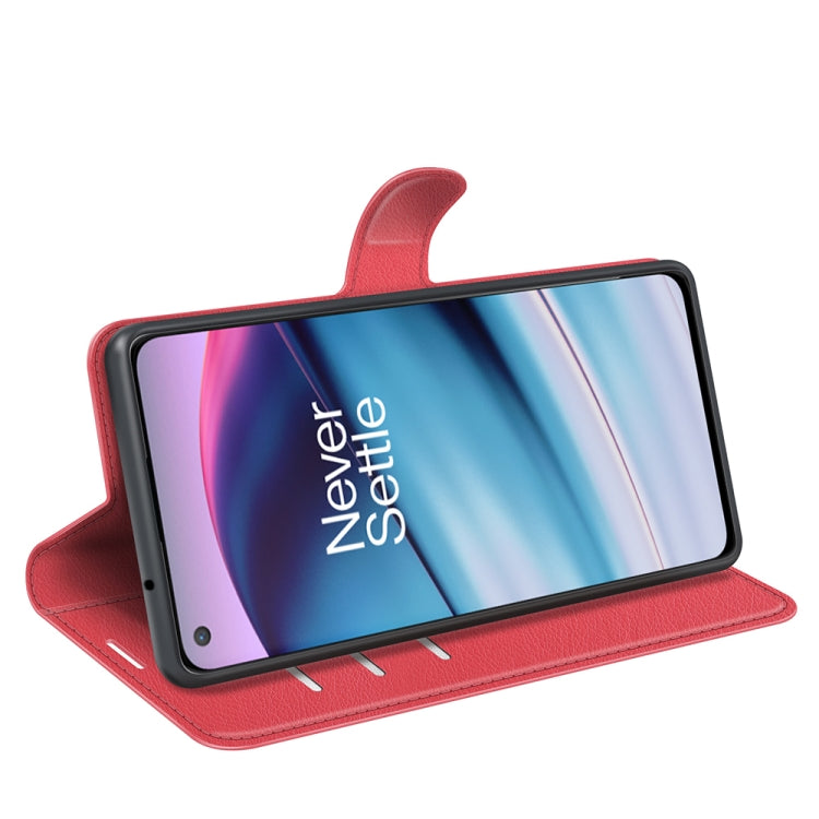 For OnePlus Nord CE 5G Litchi Texture Horizontal Flip Protective Case with Holder & Card Slots & Wallet