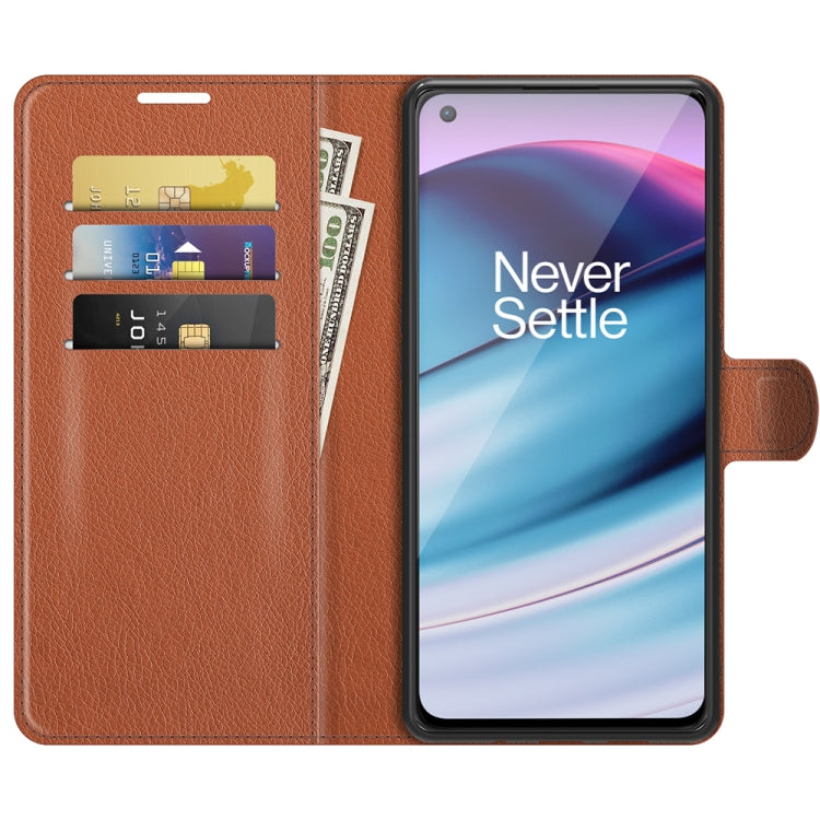 For OnePlus Nord CE 5G Litchi Texture Horizontal Flip Protective Case with Holder & Card Slots & Wallet