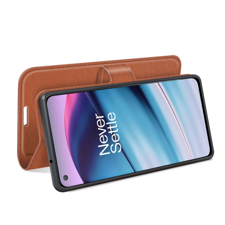 For OnePlus Nord CE 5G Litchi Texture Horizontal Flip Protective Case with Holder & Card Slots & Wallet