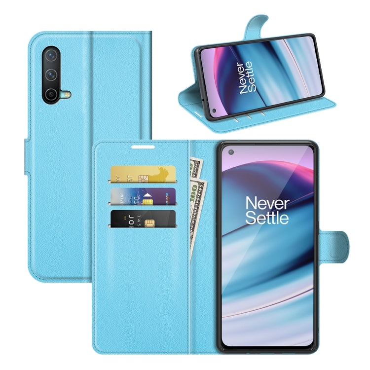 For OnePlus Nord CE 5G Litchi Texture Horizontal Flip Protective Case with Holder & Card Slots & Wallet
