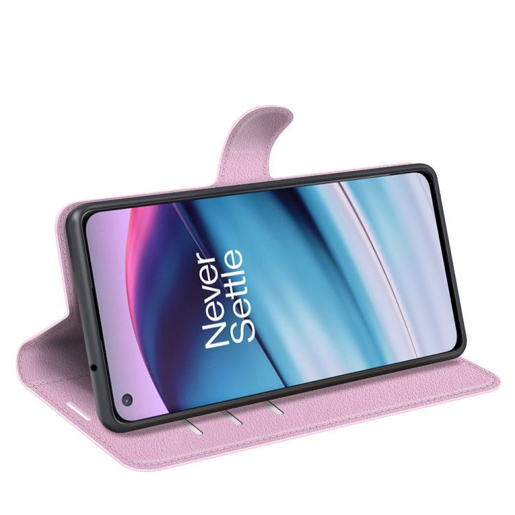 For OnePlus Nord CE 5G Litchi Texture Horizontal Flip Protective Case with Holder & Card Slots & Wallet