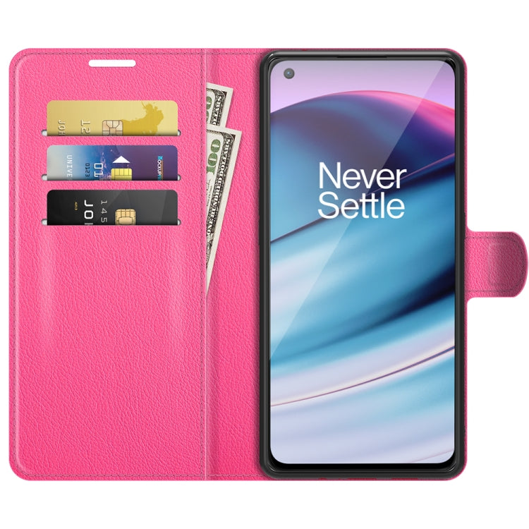 For OnePlus Nord CE 5G Litchi Texture Horizontal Flip Protective Case with Holder & Card Slots & Wallet
