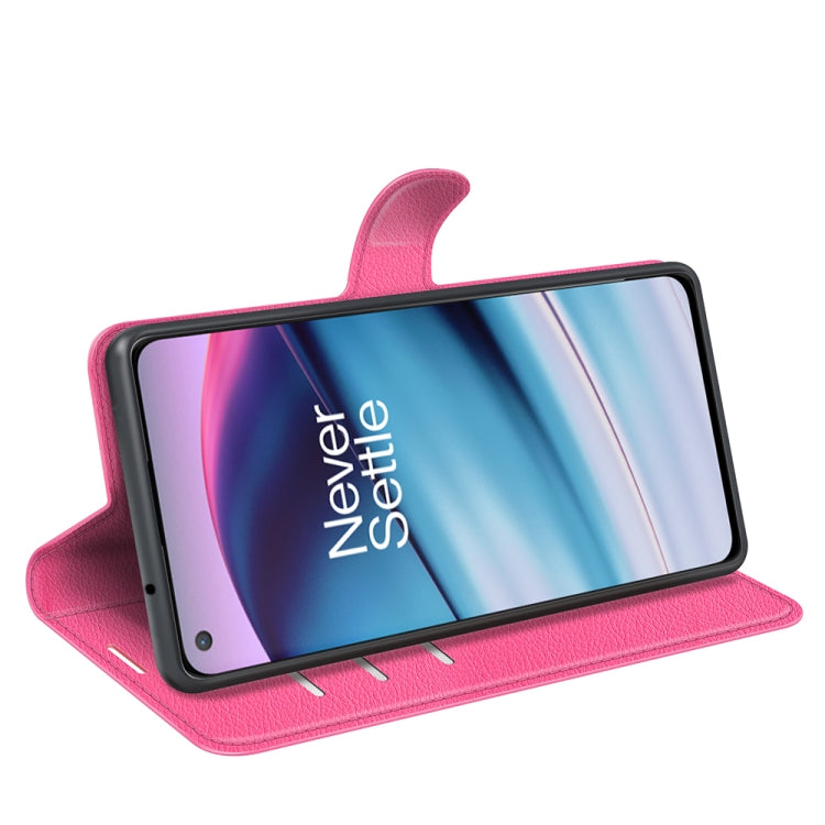 For OnePlus Nord CE 5G Litchi Texture Horizontal Flip Protective Case with Holder & Card Slots & Wallet