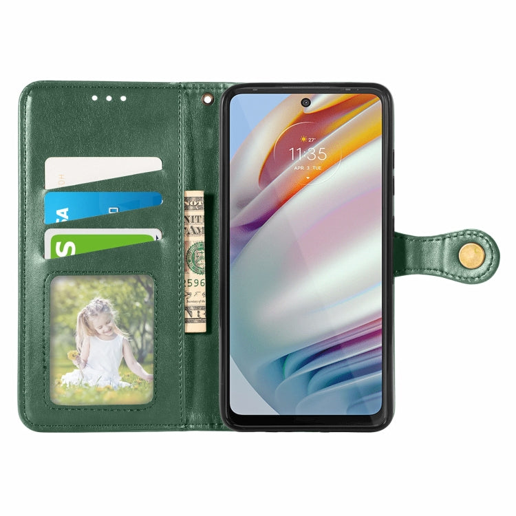 For Motorola G60 Solid Color Leather Buckle Phone Case with Lanyard & Photo Frame & Card Slot & Wallet & Stand Function