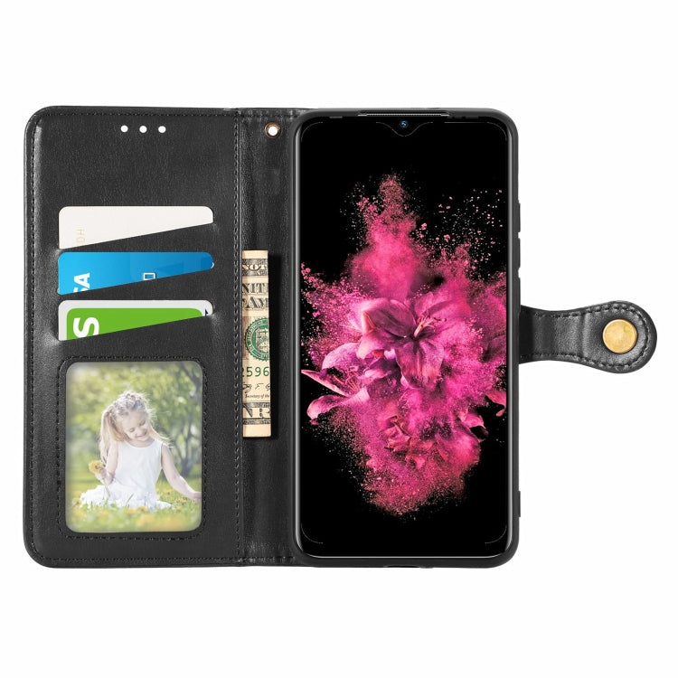 For Infinix Hot 10 Play Solid Color Leather Buckle Phone Case