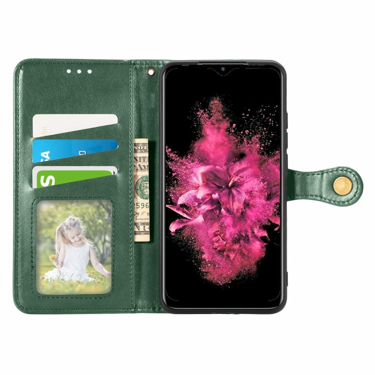 For Infinix Hot 10 Play Solid Color Leather Buckle Phone Case