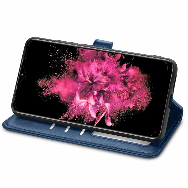 For Infinix Hot 10 Play Solid Color Leather Buckle Phone Case