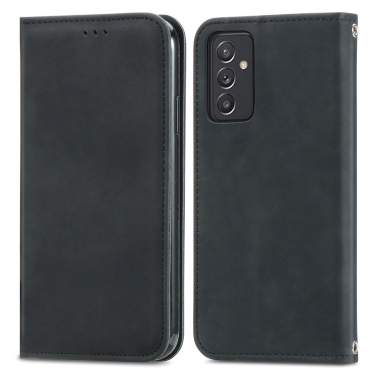 For Samsung Galaxy A82 5G Retro Skin Feel Business Magnetic Horizontal Flip Leather Case with Holder & Card Slots & Wallet & Photo Frame