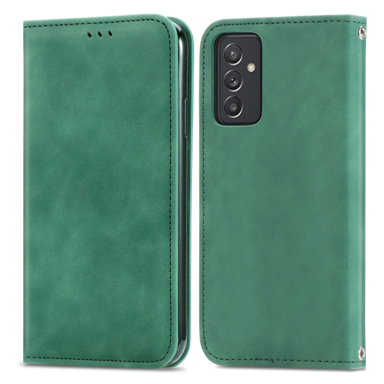 For Samsung Galaxy A82 5G Retro Skin Feel Business Magnetic Horizontal Flip Leather Case with Holder & Card Slots & Wallet & Photo Frame