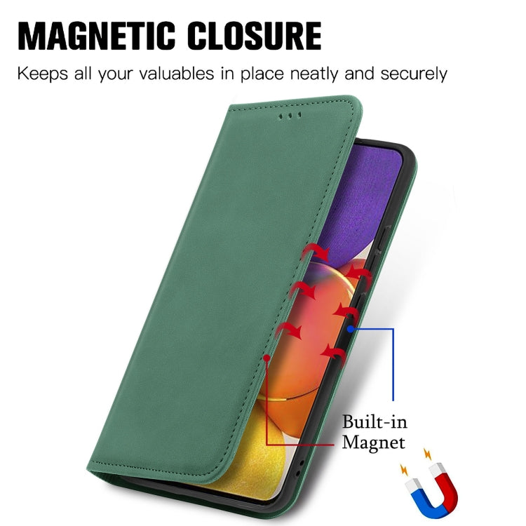 For Samsung Galaxy A82 5G Retro Skin Feel Business Magnetic Horizontal Flip Leather Case with Holder & Card Slots & Wallet & Photo Frame