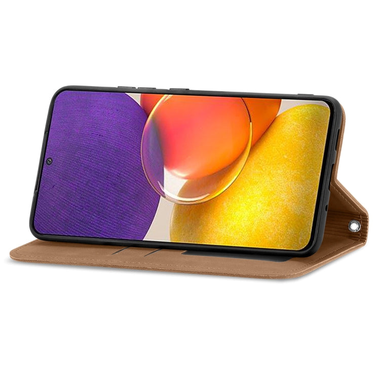 For Samsung Galaxy A82 5G Retro Skin Feel Business Magnetic Horizontal Flip Leather Case with Holder & Card Slots & Wallet & Photo Frame