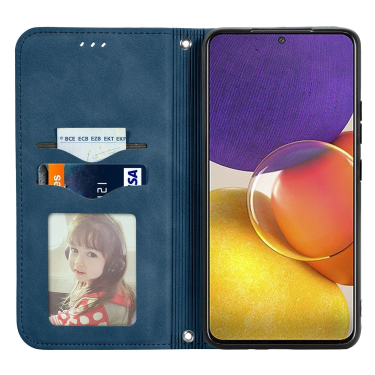 For Samsung Galaxy A82 5G Retro Skin Feel Business Magnetic Horizontal Flip Leather Case with Holder & Card Slots & Wallet & Photo Frame