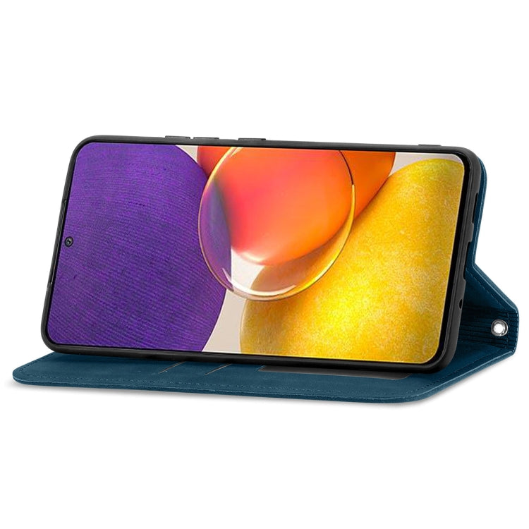 For Samsung Galaxy A82 5G Retro Skin Feel Business Magnetic Horizontal Flip Leather Case with Holder & Card Slots & Wallet & Photo Frame