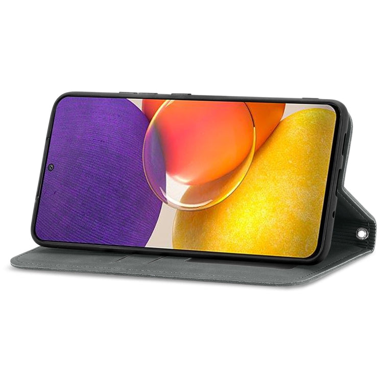 For Samsung Galaxy A82 5G Retro Skin Feel Business Magnetic Horizontal Flip Leather Case with Holder & Card Slots & Wallet & Photo Frame