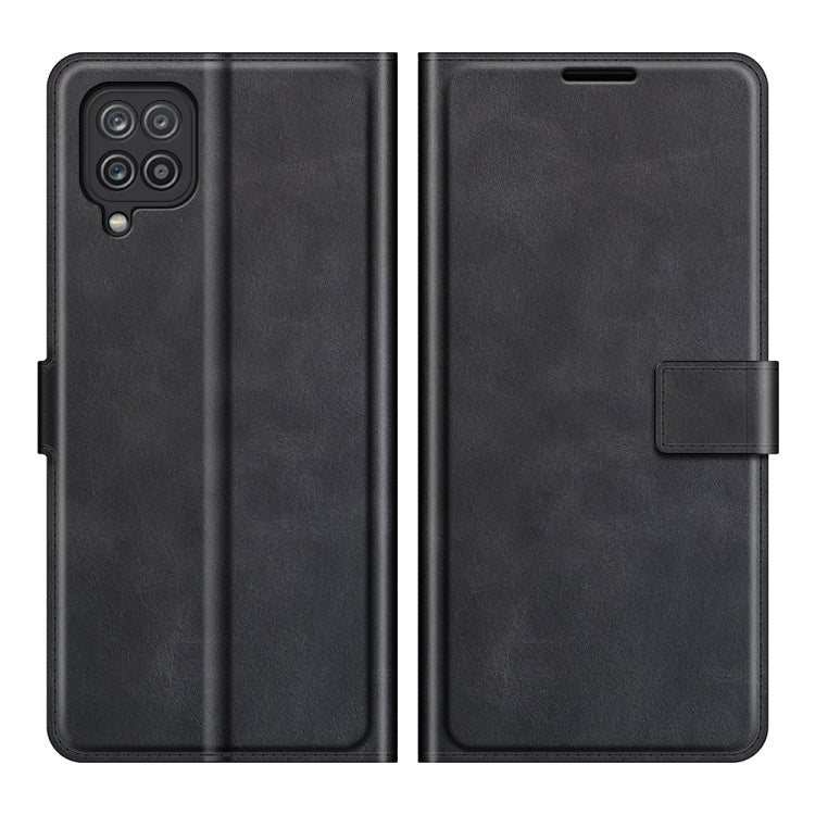 Retro Calf Pattern Buckle Horizontal Flip Leather Case with Holder & Card Slots & Wallet For Samsung Galaxy M12/F12