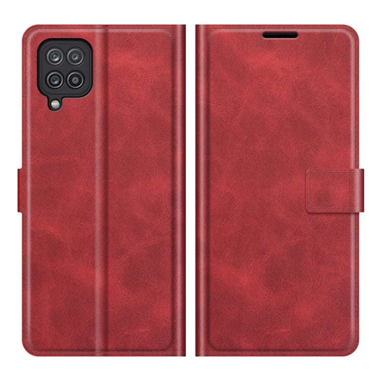 Retro Calf Pattern Buckle Horizontal Flip Leather Case with Holder & Card Slots & Wallet For Samsung Galaxy M12/F12