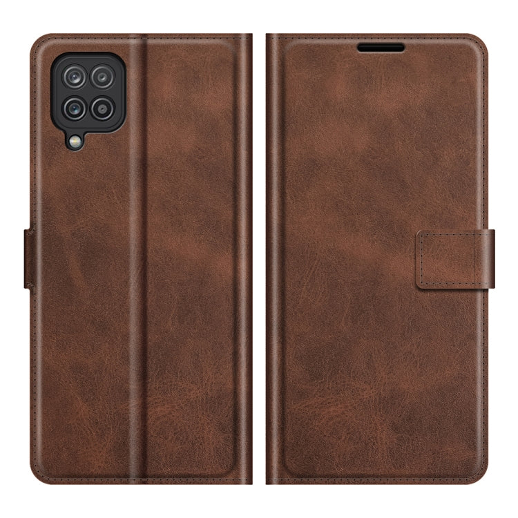 Retro Calf Pattern Buckle Horizontal Flip Leather Case with Holder & Card Slots & Wallet For Samsung Galaxy M12/F12