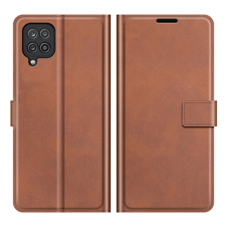 Retro Calf Pattern Buckle Horizontal Flip Leather Case with Holder & Card Slots & Wallet For Samsung Galaxy M12/F12