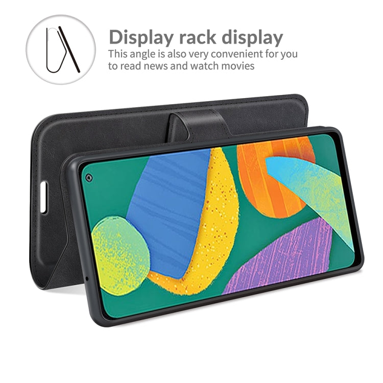 Retro Calf Pattern Buckle Horizontal Flip Leather Case with Holder & Card Slots & Wallet For Samsung Galaxy F52 5G