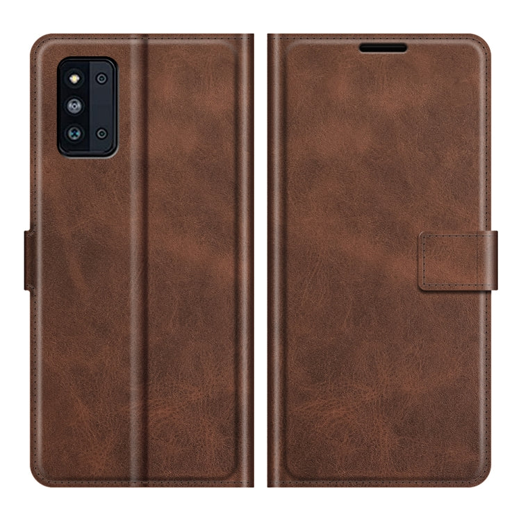 Retro Calf Pattern Buckle Horizontal Flip Leather Case with Holder & Card Slots & Wallet For Samsung Galaxy F52 5G