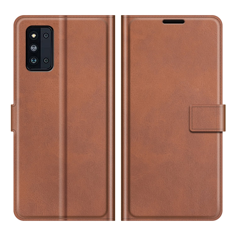 Retro Calf Pattern Buckle Horizontal Flip Leather Case with Holder & Card Slots & Wallet For Samsung Galaxy F52 5G