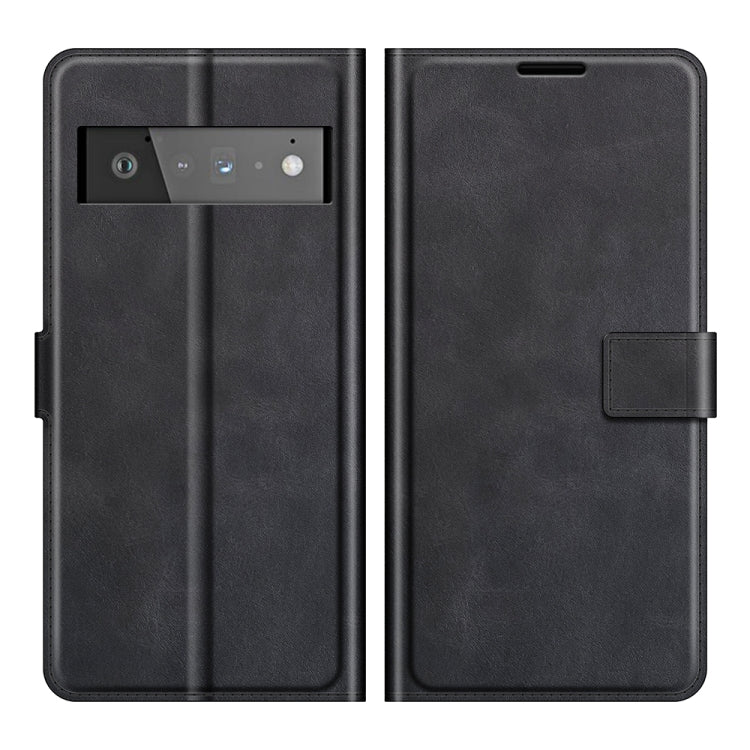Retro Calf Pattern Buckle Horizontal Flip Leather Case with Holder & Card Slots & Wallet For Google Pixel 6 Pro