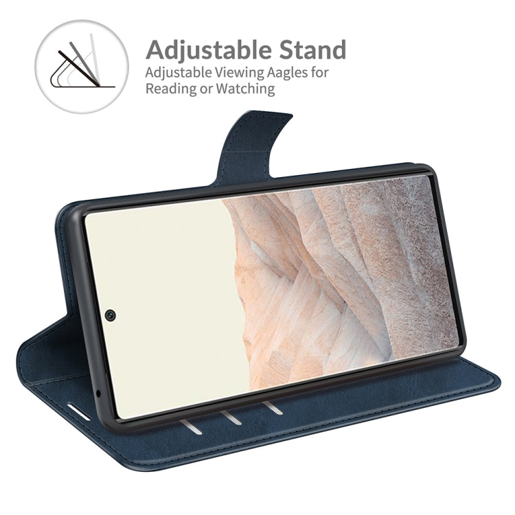 Retro Calf Pattern Buckle Horizontal Flip Leather Case with Holder & Card Slots & Wallet For Google Pixel 6 Pro