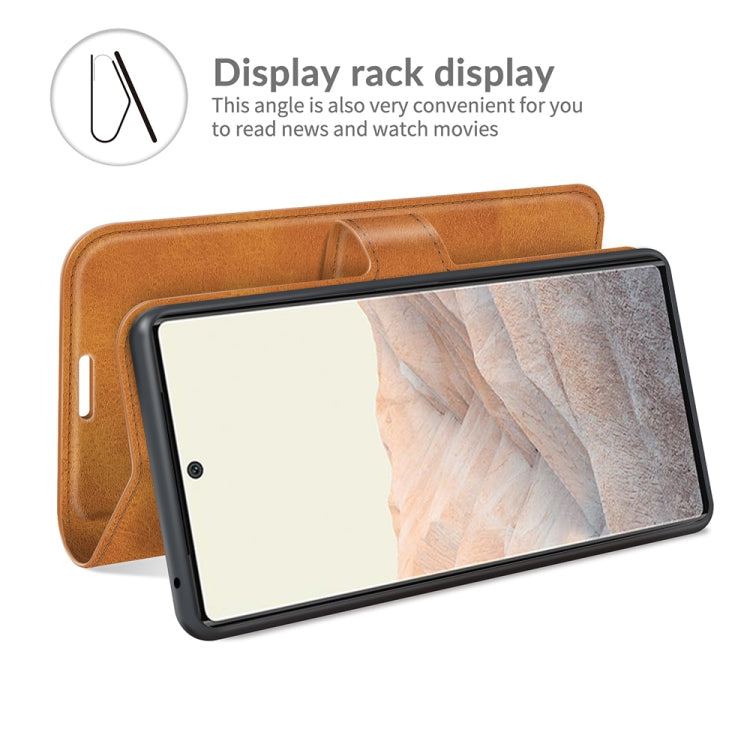 Retro Calf Pattern Buckle Horizontal Flip Leather Case with Holder & Card Slots & Wallet For Google Pixel 6 Pro