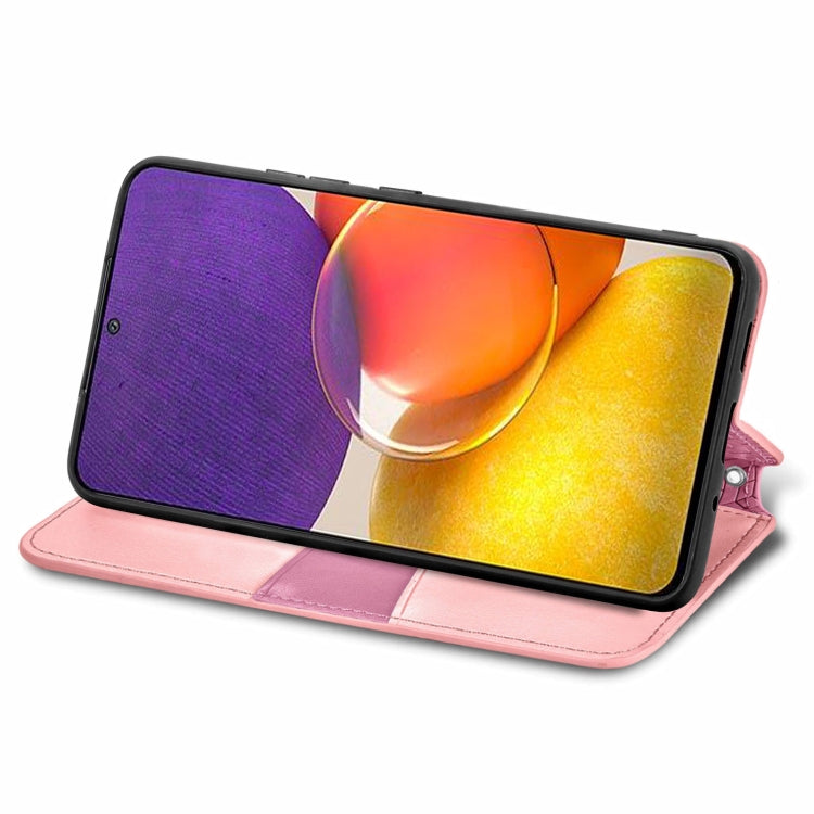 For Galaxy A82 5G/Quantum 2 Blooming Mandala Embossed Pattern Magnetic Horizontal Flip Leather Case with Holder & Card Slots & Wallet