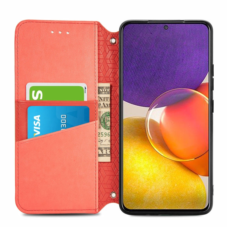 For Galaxy A82 5G/Quantum 2 Blooming Mandala Embossed Pattern Magnetic Horizontal Flip Leather Case with Holder & Card Slots & Wallet