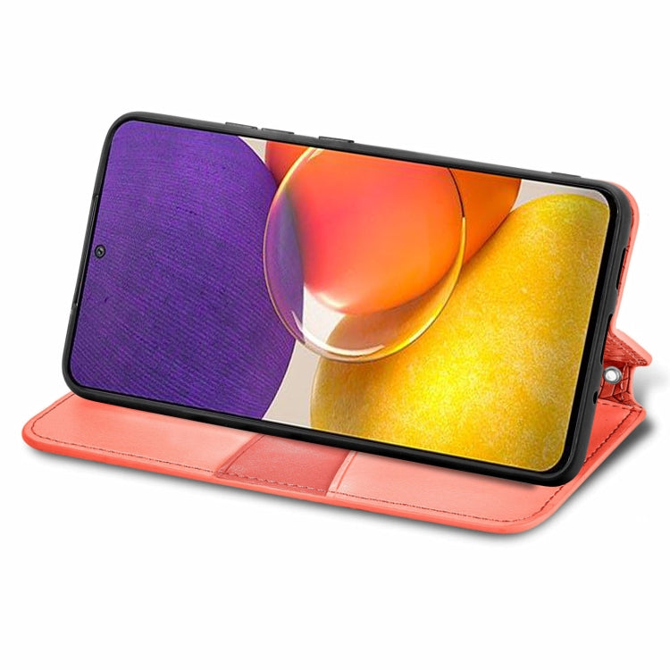 For Galaxy A82 5G/Quantum 2 Blooming Mandala Embossed Pattern Magnetic Horizontal Flip Leather Case with Holder & Card Slots & Wallet