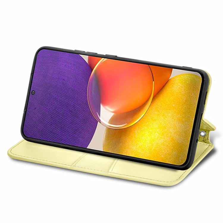 For Galaxy A82 5G/Quantum 2 Blooming Mandala Embossed Pattern Magnetic Horizontal Flip Leather Case with Holder & Card Slots & Wallet